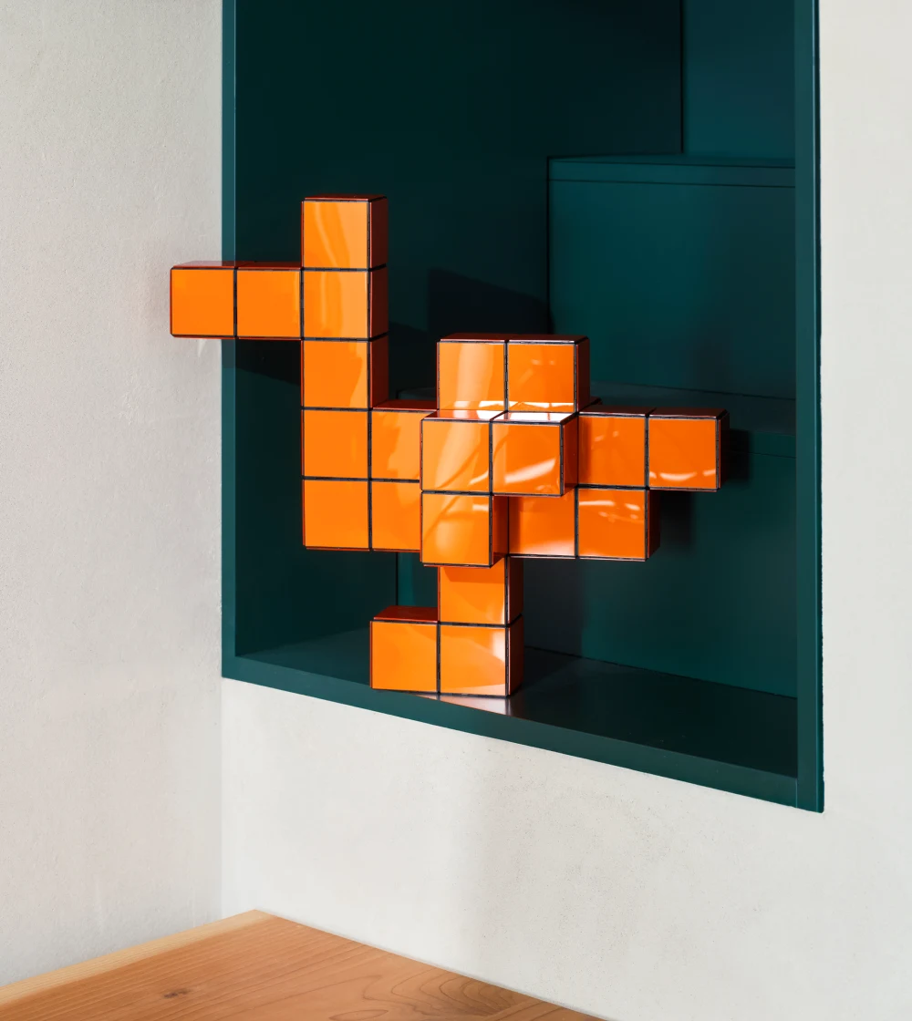 Panton Cubes Duck Duo-Tone de Vitra con forma de pato