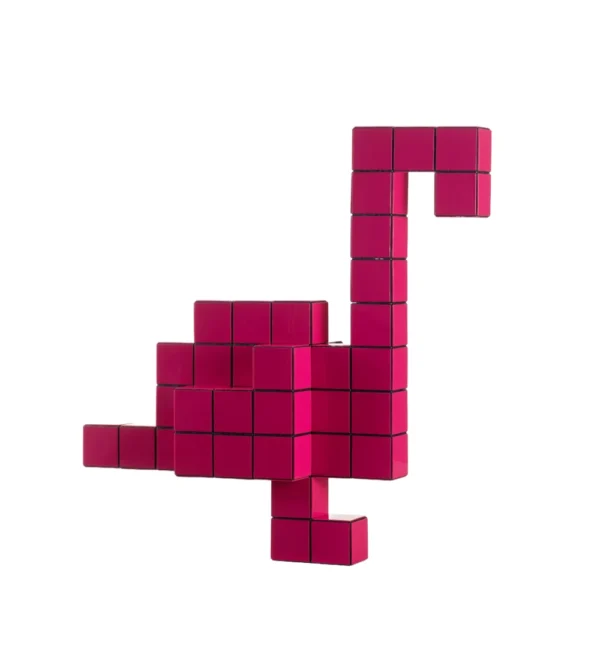 Panton Cubes Flamingo Duo-Tone de Vitra con forma de flamenco