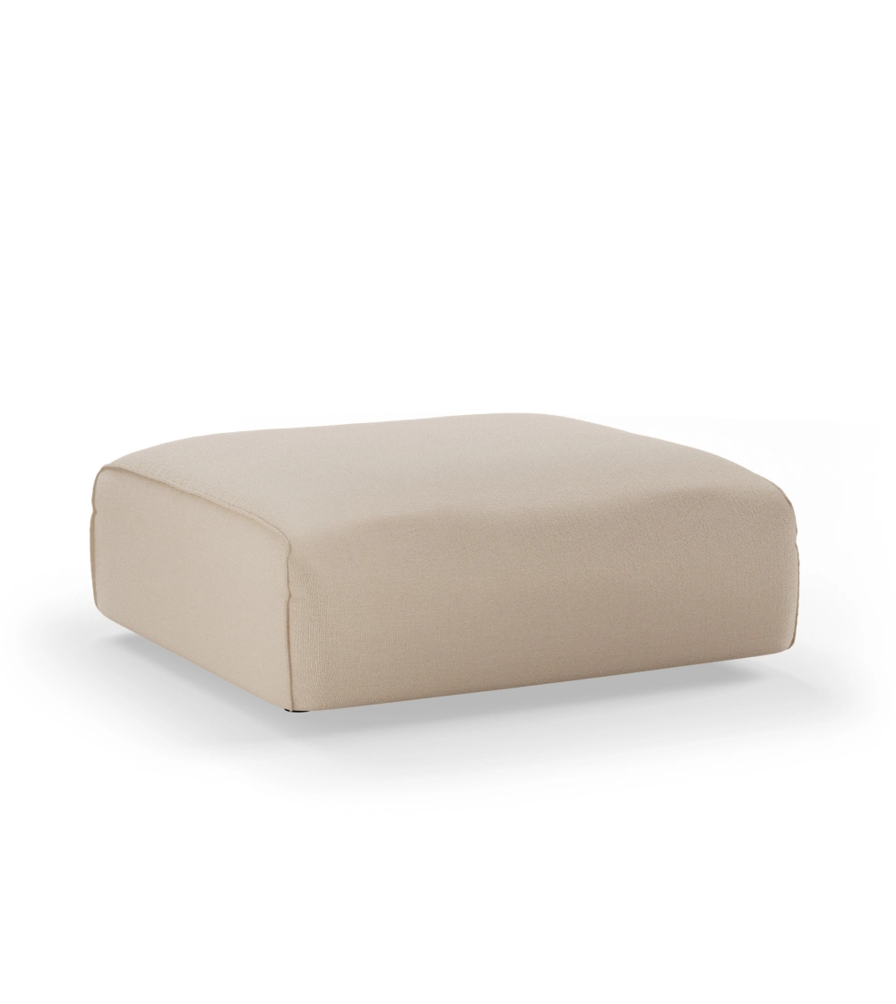 reposapiés del Sofá modular Flake de HKLIVING, ideal para crear una composición de sofá a medida con tapizado beige para salones modernos de diseño nórdico