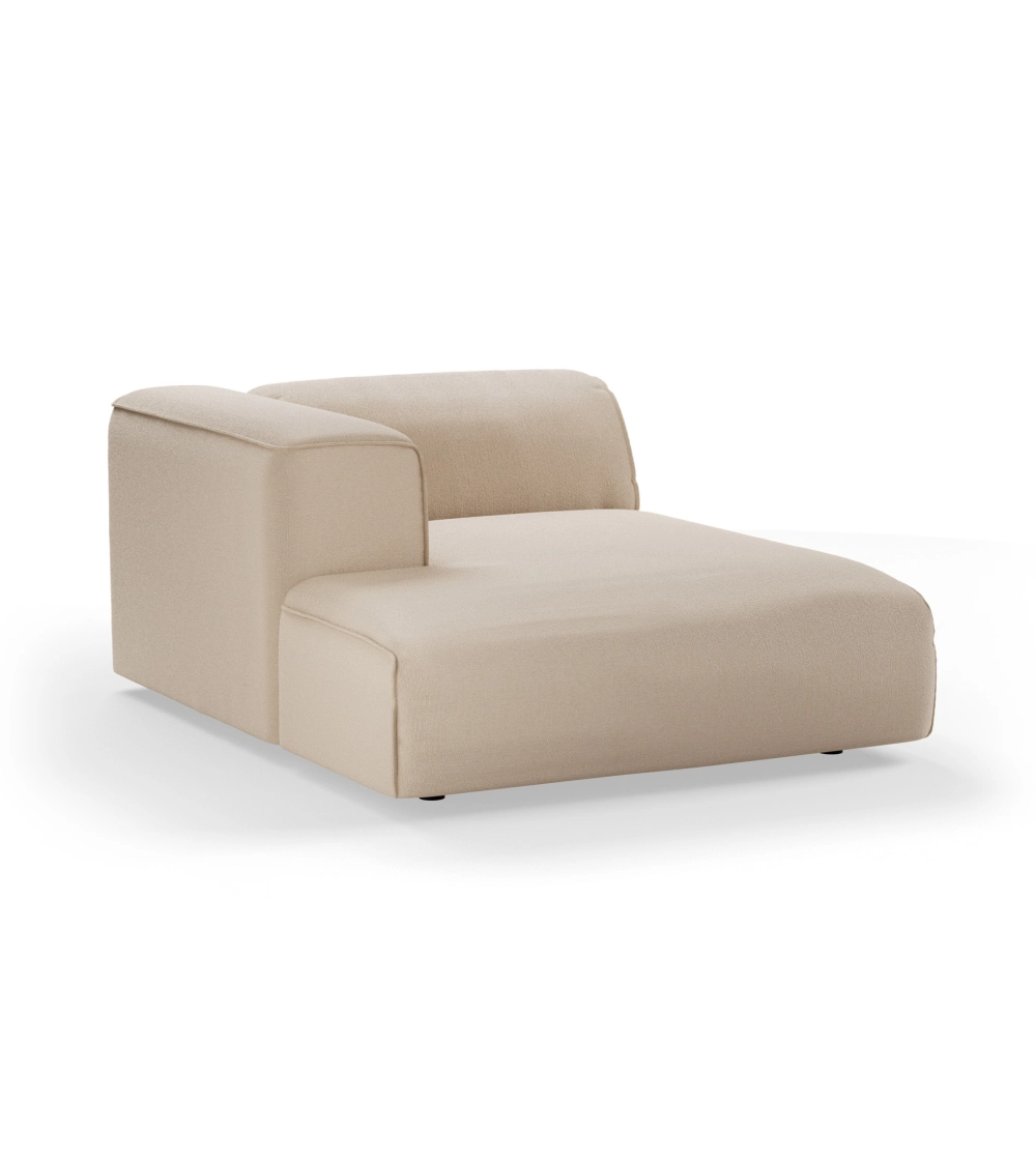 Sofá modular Flake de HKLIVING, ideal para crear una composición de sofá a medida con tapizado beige para salones modernos de diseño nórdico