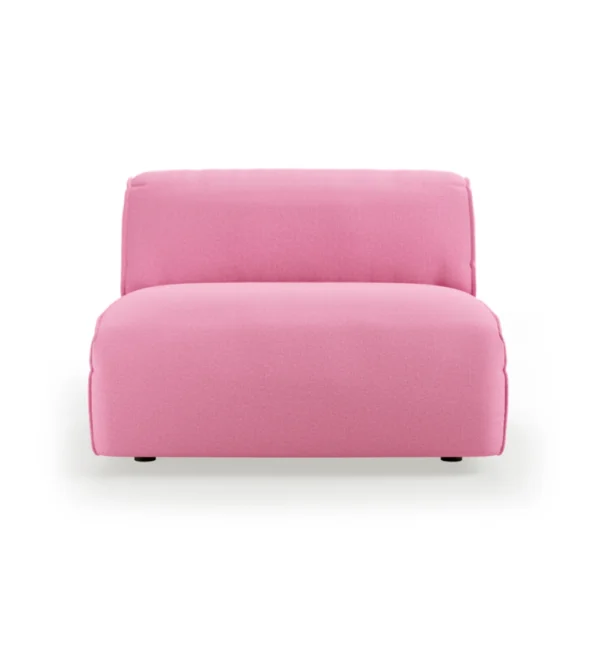 Sofá modular Flake de HKLIVING, ideal para crear una composición de sofá a medida con tapizado rosa para salones modernos de diseño nórdico