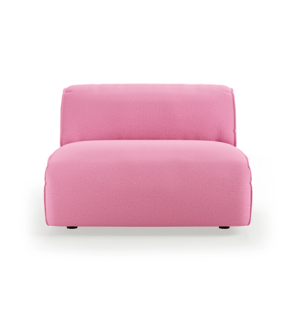 Sofá modular Flake de HKLIVING, ideal para crear una composición de sofá a medida con tapizado rosa para salones modernos de diseño nórdico