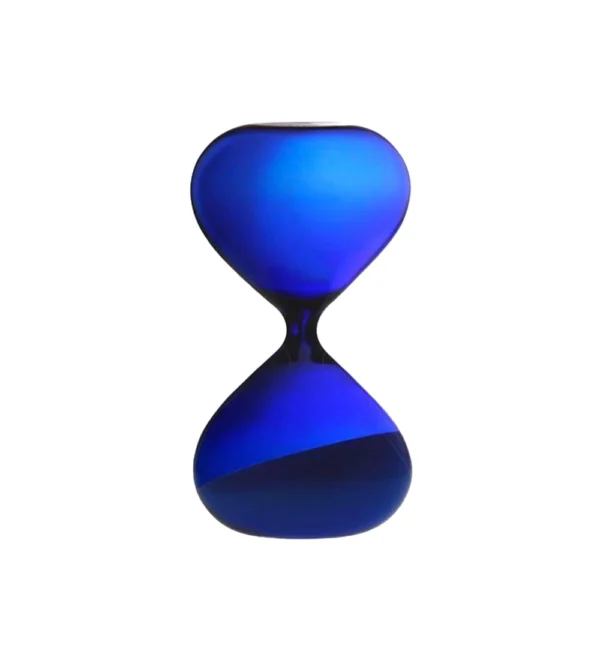 Reloj de arena color azul HIGHTIDE artesanal
