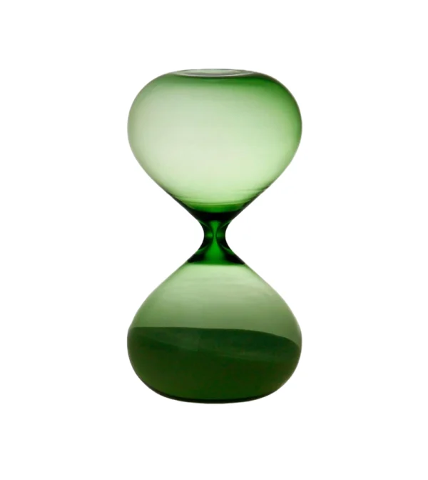 Reloj de arena color verde HIGHTIDE artesanal